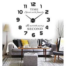 3D DIY Wall Clock Acrylic in Pakistan